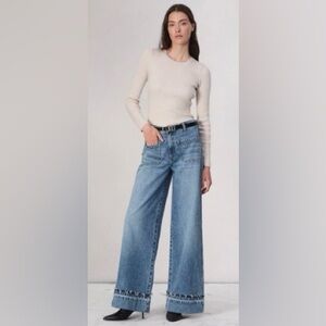 Rag & Bone Marina Wide-Leg Jean Size 28 Color Liliana NWOT